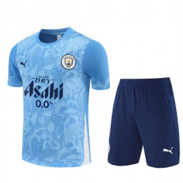 Manchester City Trenings-T-skjortedress 2025-26 - Shorts Blå