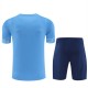 Manchester City Trenings-T-skjortedress Barn 2025-26 - Shorts Blå