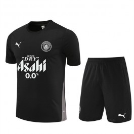 Manchester City Trenings-T-skjortedress Barn 2025-26 - Shorts Svart