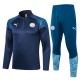 Manchester City Treningsdresser 2023-24 - 1-4 Zip Blå