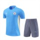 Manchester City Treningstrøye Dress 2024-25 - Shorts Blå