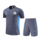 Manchester City Treningstrøye Dress 2024-25 - Shorts Grå