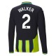 Manchester City Walker 2 Bortedrakt 2024-2025 L/S Fotballdrakter