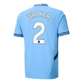 Manchester City Walker 2 Hjemmedrakt 2024-2025 Fotballdrakter