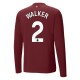 Manchester City Walker 2 Tredjedrakt 2024-2025 L/S Fotballdrakter