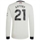 Manchester United Antony 21 Tredjedrakt 2024-2025 L/S Fotballdrakter