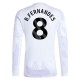Manchester United B.Fernandes 8 Bortedrakt 2025-2026 L/S Fotballdrakter