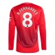 Manchester United B.Fernandes 8 Hjemmedrakt 2024-2025 L/S Fotballdrakter