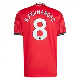 Manchester United B.Fernandes 8 Hjemmedrakt 2025-2026 Fotballdrakter