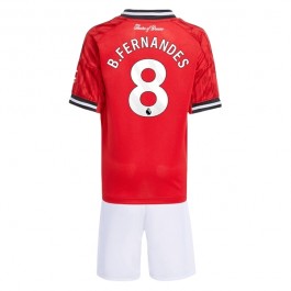 Manchester United B.Fernandes 8 Hjemmedrakt Barn 2025-2026 Fotballdrakter