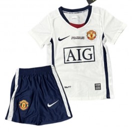 Manchester United Bortedrakt Barn Retro 2008-2009 Fotballdrakter