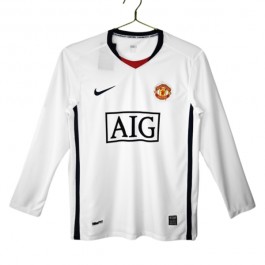 Manchester United Bortedrakt Retro 2008-2009 L/S Fotballdrakter