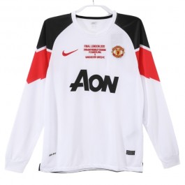 Manchester United Bortedrakt Retro 2010-2011 L/S Fotballdrakter