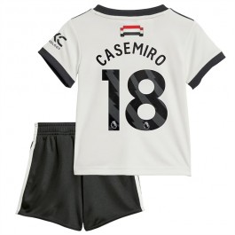 Manchester United Casemiro 18 Tredjedrakt Barn 2024-2025 Fotballdrakter