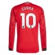 Manchester United Cunha 10 Hjemmedrakt 2025-2026 L/S Fotballdrakter