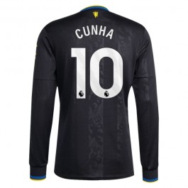 Manchester United Cunha 10 Tredjedrakt 2025-2026 L/S Fotballdrakter