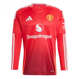 Manchester United Hjemmedrakt 2024-2025 L/S Fotballdrakter