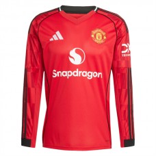 Manchester United Hjemmedrakt 2025-2026 L/S Fotballdrakter