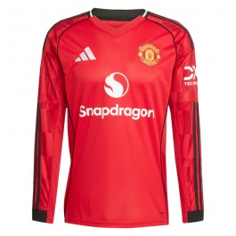Manchester United Hjemmedrakt 2025-2026 L/S Fotballdrakter