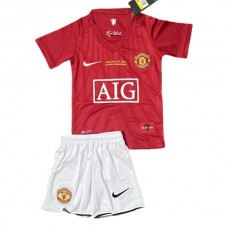 Manchester United Hjemmedrakt Barn Retro 2007-2008 Fotballdrakter