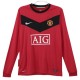 Manchester United Hjemmedrakt Retro 2009-2010 L/S Fotballdrakter