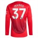 Manchester United Mainoo 37 Hjemmedrakt 2024-2025 L/S Fotballdrakter