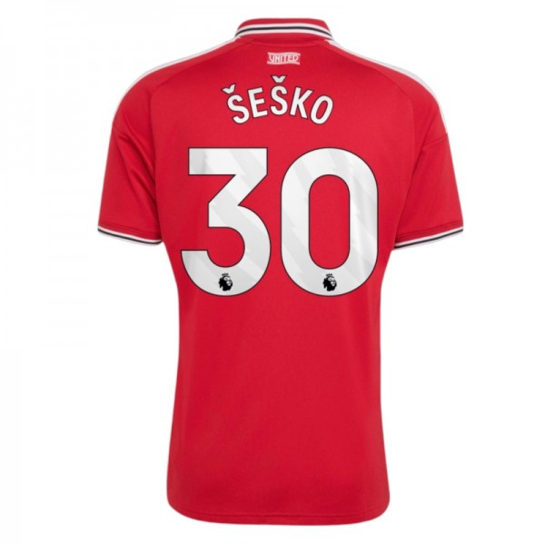 Manchester United Šeško 30 Hjemmedrakt 2026-2027 Manchester United Šeško 30 Hjemmedrakt 2026-2027