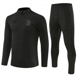 Manchester United Tracksuit 2026-27 - 1-4 Zip Svart