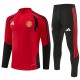 Manchester United Tracksuit Barn 2026-27 - 1-4 Zip Rød