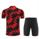 Manchester United Trenings-T-skjortedress 2025-26 - Shorts Rød