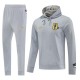 Manchester United Treningsdress 2025-26 - Hoodie Grå
