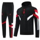Manchester United Treningsdress 2025-26 - Hoodie Svart