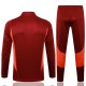 Manchester United Treningsdresser 2023-24 - 1-4 Zip Dark Rød
