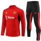 Manchester United Treningsdresser 2023-24 - 1-4 Zip Rød