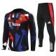 Manchester United Treningsdresser 2024-25 - 1-4 Zip Svart