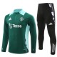 Manchester United Treningsdresser Barn 2024-25 - 1-4 Zip Grønn
