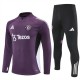 Manchester United Treningsdresser Barn 2025-26 - 1-4 Zip Purple