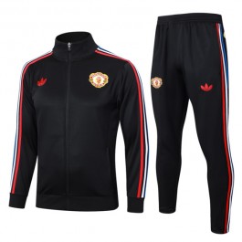 Manchester United Treningsjakke Dresser 2024-25 - Svart