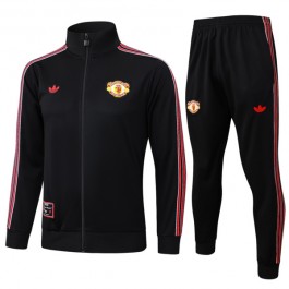 Manchester United Treningsjakke Dresser Barn 2025-26 - Svart