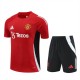 Manchester United Treningstrøye Dress 2024-25 - Shorts Rød