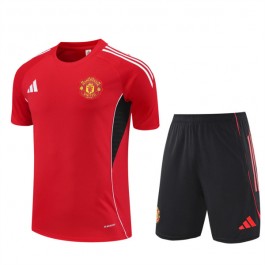 Manchester United Treningstrøye Dress 2025-26 - Shorts Rød