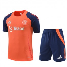 Manchester United Treningstrøye Dress Barn 2024-25 - Shorts Orange