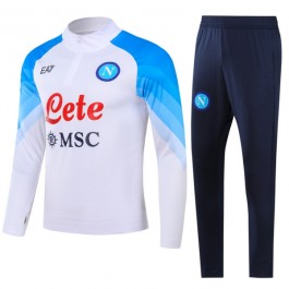 Napoli Treningsdresser 2023-24 - 1-4 Zip Hvit
