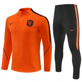 Nederland Tracksuit 2026-27 - 1-4 Zip Orange
