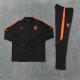 Nederland Tracksuit 2026-27 - 1-4 Zip Svart