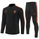 Nederland Tracksuit Barn 2026-27 - 1-4 Zip Svart