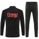 Nederland Tracksuit Barn 2026-27 - 1-4 Zip Svart