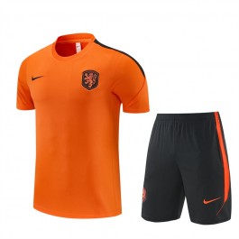Nederland Treningsdrakt + Shorts Barn 2026-27 Orange