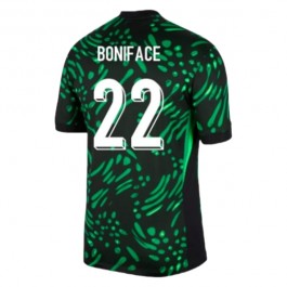 Nigeria Boniface 22 Bortedrakt 2024 Fotballdrakter