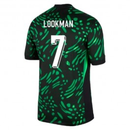 Nigeria Lookman 7 Bortedrakt 2024 Fotballdrakter